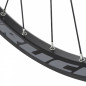 Roue vtt 27.5" plus trucky 35 disc avant noir moy centerlock mt400 (tubeless et tubetype) pour axe traversant 15-100  pour