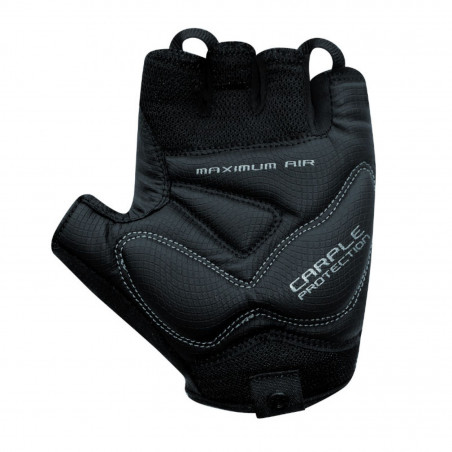 GANTS VELO COURT ADULTE CHIBA COOL AIR NOIR  M PROTECT CANAL CARPIEN (PAIRE) - QUALITE ALLEMANDE -