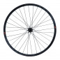 Roue vtt 29" klixx traxx disc avant noir moyeu centerlock Shimano alivio (compatible tubeless et tubetype)  axe traversant