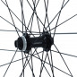 Roue vtt 29" klixx traxx disc avant noir moyeu centerlock Shimano alivio (compatible tubeless et tubetype)  axe traversant