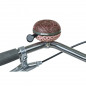 SONNETTE TIMBRE BASIL BOHEME ROUGE FIGUE DIAM 80mm (VENDU A L'UNITE) FIXATION 22,2-25,4mm