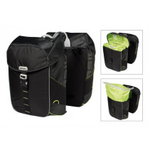SACOCHES BASIL MILES BLACK LIME IMPERMÉABLE NOIR 34 L - 17751 - 8715019177514