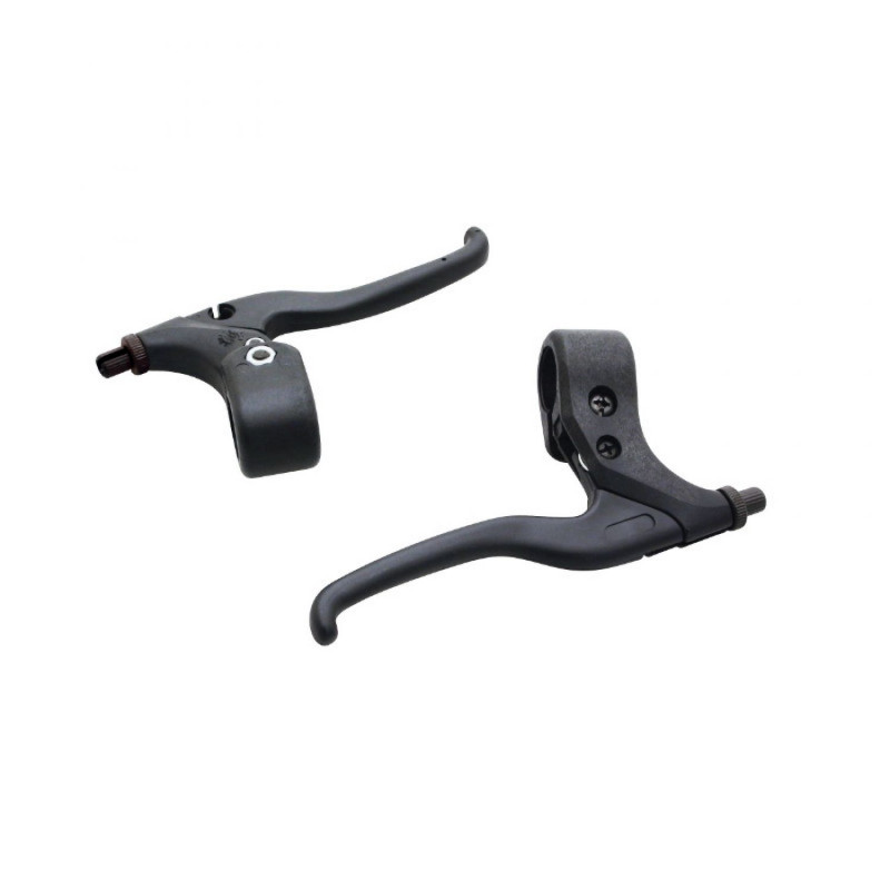 LEVIER DE FREIN VTT-VTC 4 DOIGTS NEWTON RESINE NOIR POUR V-BRAKE (PAIRE)