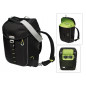 SAC ARRIÈRE BASIL MILES DAYPACK NOIR IMPERMÉABLE 17L - 17750 - 8715019177507