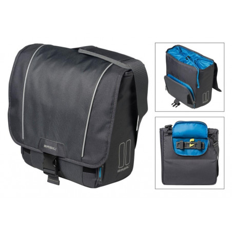 SACOCHE BASIL SPORT DESIGN COMM. GRAPHITE - 17742 - 8715019177422