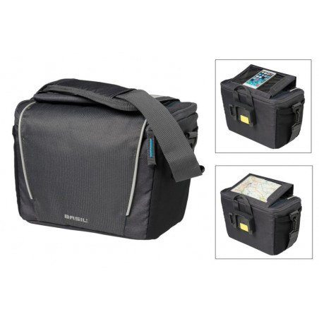 SACOCHE CINTRE BASIL SPORT DESIGN GRAPHIT.S/ADAPT.REF.703613 - 17745 - 8715019177453
