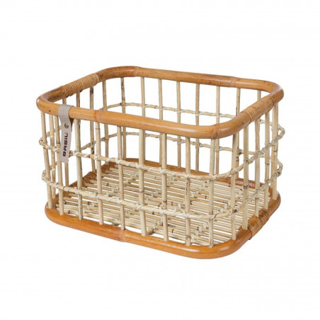 PANIER BASIL GREEN LIFE RATTAN MARRON NATURA 18 LITRES - 13079 - 8715019130793