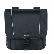 SACOCHE ARRIERE VELO DOUBLE BASIL SPORT DESIGN 32L NOIR 100% WATERPROOF (35x15x43 cm)