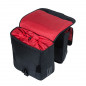SACOCHE ARRIERE VELO DOUBLE BASIL SPORT DESIGN 32L NOIR 100% WATERPROOF (35x15x43 cm)