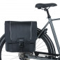 SACOCHE ARRIERE VELO DOUBLE BASIL SPORT DESIGN 32L NOIR 100% WATERPROOF (35x15x43 cm)