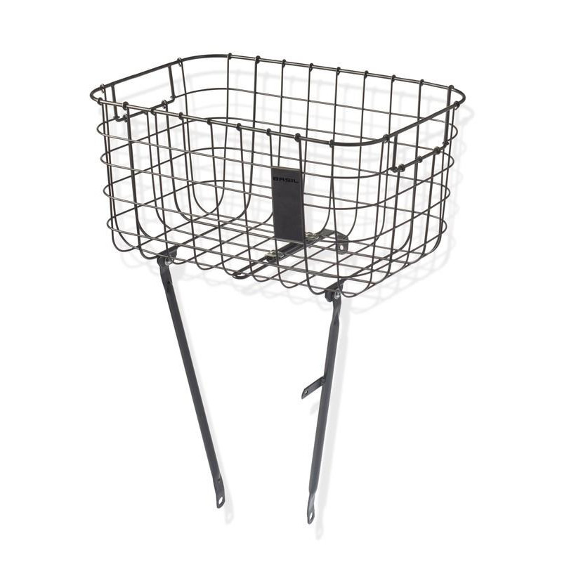 PANIER AVANT BASIL ROBIN AVEC TRINGLES 30X46X23CM NOIR - 11218 - 8715019112188