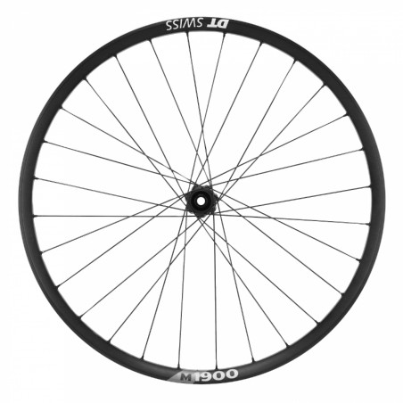 Roue vtt 27.5" dt swiss m1900 boost disc centerlock arriere noir Shimano microspline 12v. (tubeless et tubetype)  axe 12-148 -