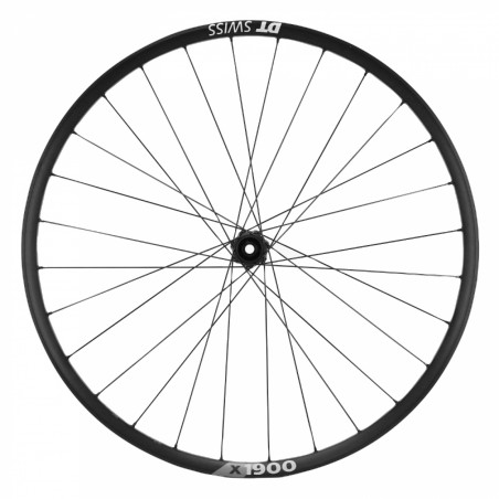 Roue vtt 29" dt swiss x1900 boost tubeless ready disc centerlock arriere noir Shimano 10-11v.  axe traversant 12-148 - jante
