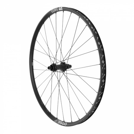 Roue vtt 29" dt swiss x1900 boost tubeless ready disc centerlock arriere noir Sram xd 12-11v.  axe traversant 12-148 - jante