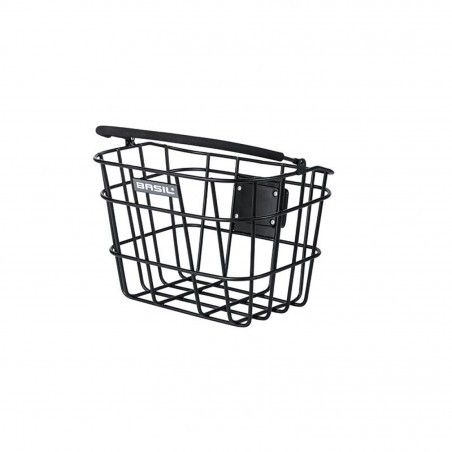 PANIER A/ANSE AV.BASIL BREMEN ALU A/ADPATATEUR BS/KF NOIR - 11244 - 8715019112447