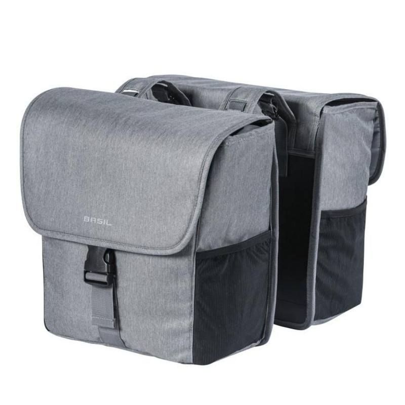 SACOCHE DOUBLE BASIL GO DOUBLE GREY MELEE - 17764 - 8715019177644