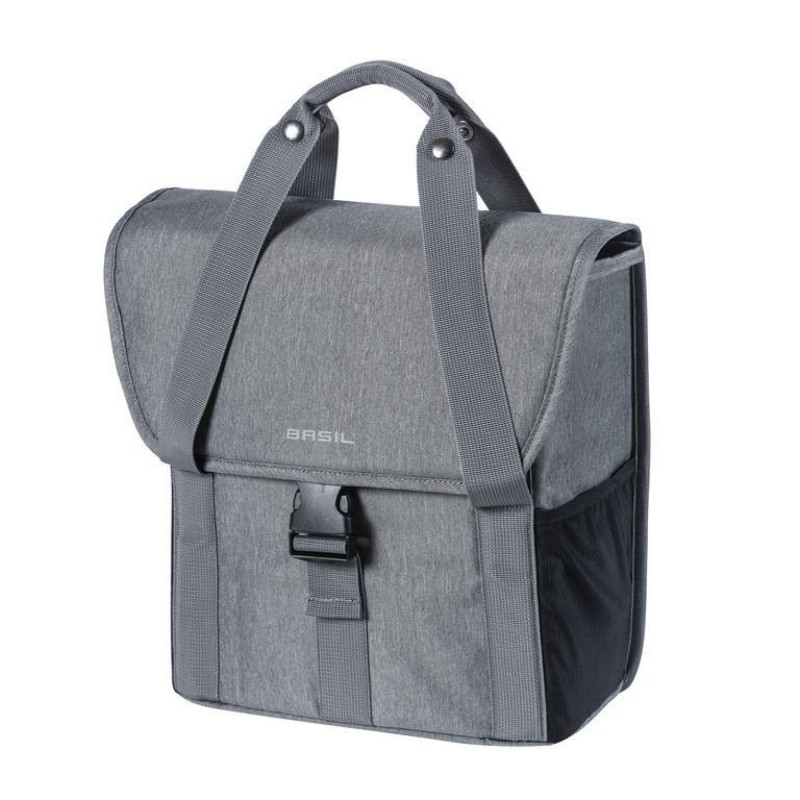 SACOCHE SIMPLE BASIL GO SINGLE GREY MELEE - 17765 - 8715019177651