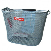 PANIER AVANT KLICKFIX MAILLE ÉTROITE A/ADAPTATEUR ARGENT 16L - 0397KSI - 4018861001780