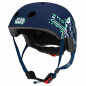 CASQUE VELO ENFANT STAR WARS BLEU FONCE MAT AVEC MOLETTE REGLAGE TAILLE 54-58 (VENDU SUR CARTE)