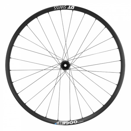 Roue vtt 29" dt swiss h1900 boost tubeless ready vae disc 6 trous arriere noir cassette Shimano microspline 12v. axe