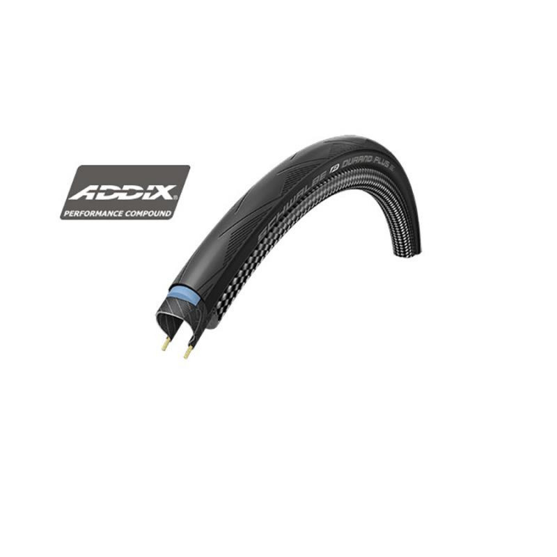 Pneu route 700 x 28 Schwalbe durano plus noir renfort smartguard tr (28-622)