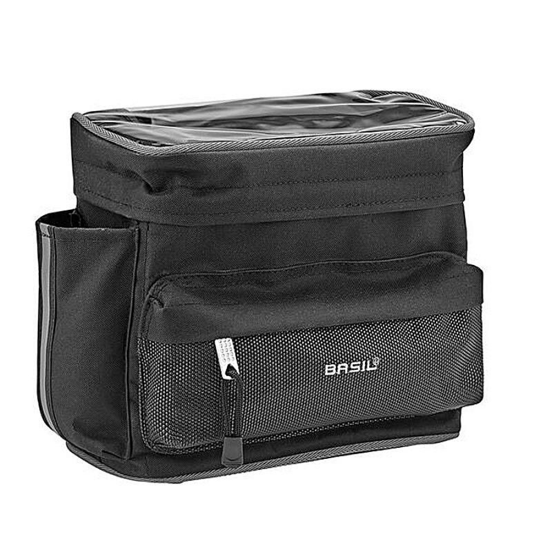 SACOCHE AU CINTRE BASIL MAIL 8L NOIR (26x17x22cm) - 16010 - 8715019160103