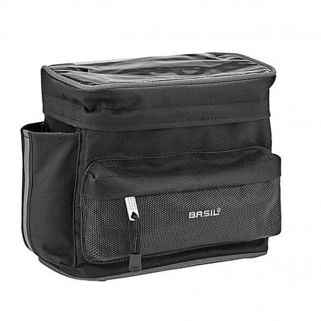 SACOCHE AU CINTRE BASIL MAIL 8L NOIR (26x17x22cm) - 16010 - 8715019160103