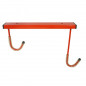 PRESENTOIR-SUPPORT VELO FIXATION PLAFOND POUR 2 VELOS FIXATION SUR ROUE