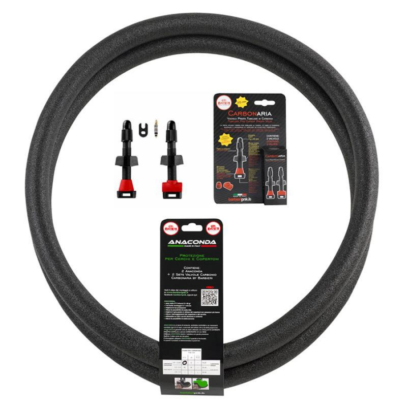KIT MOUSSE BARBIERI ANACONDA 29x2.10-2.30  VALVES CARBONARIA - 33102 - 8015431013477