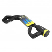 ANTIVOL VELO CHAINE A CLE MICHELIN DIAM 8mm LONG 1.00M REFLECHISSANT NOIR
