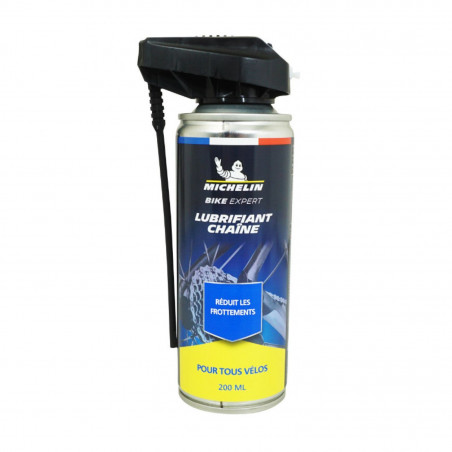 LUBRIFIANT VELO CHAINE MICHELIN (AEROSOL 200ml) (REDUIT LES FROTTEMENTS)