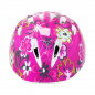 CASQUE VELO ENFANT NEWTON FLOWER ROSE-BLANC AVEC LOCK TAILLE 48-52 (VENDU EN BOITE)