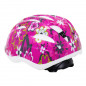 CASQUE VELO ENFANT NEWTON FLOWER ROSE-BLANC AVEC LOCK TAILLE 48-52 (VENDU EN BOITE)