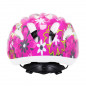 CASQUE VELO ENFANT NEWTON FLOWER ROSE-BLANC AVEC LOCK TAILLE 48-52 (VENDU EN BOITE)