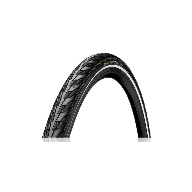 PNEU CONTINENTAL CONTACT 26x1.75 RÉFLÉCHISSANT NOIR - 1013150000 - 4019238761290