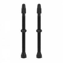 VALVE DE PNEU TUBELESS VITTORIA 80 mm ALU NOIR OBUS DEMONTABLE (VENDU PAR 2)