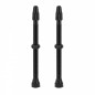 VALVE DE PNEU TUBELESS VITTORIA 80 mm ALU NOIR OBUS DEMONTABLE (VENDU PAR 2)
