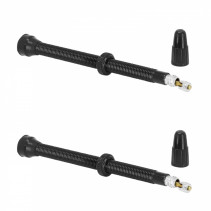 VALVE DE PNEU TUBELESS VITTORIA 80 mm ALU NOIR OBUS DEMONTABLE (VENDU PAR 2)