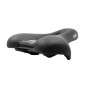 SELLE ROYAL LOISIR ELLIPSE AVEC TROU CENTRAL NOIR FEMME 260x197mm MATERIAU DOUBLE COUCHE