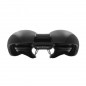 SELLE ROYAL LOISIR ELLIPSE AVEC TROU CENTRAL NOIR FEMME 260x197mm MATERIAU DOUBLE COUCHE