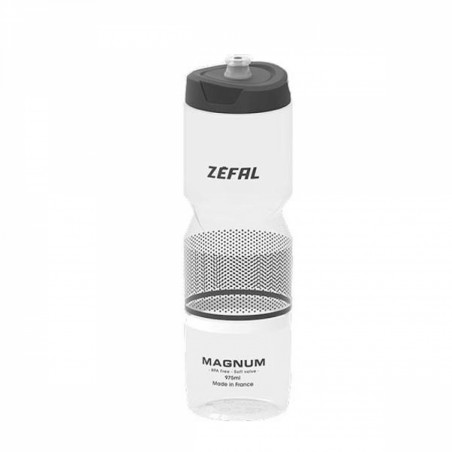 Bidon Zefal magnum 975 ml visser translucide noir