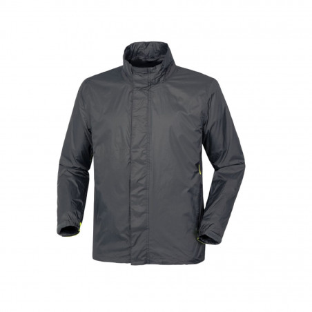 VESTE DE PLUIE  ADULTE TUCANO NANO RAIN ALPHA GRIS ANTHRACITE  TAILLE