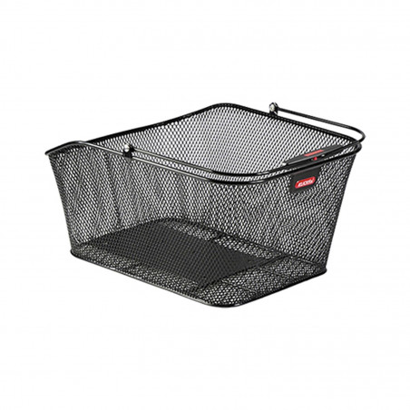 PANIER ARRIERE ACIER NID ABEILLE CITY KLICKFIX KORBKLIP NOIR AVEC FIXATION