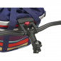 PANIER AVANT TOILE KLICKFIX BIKEBASKETS ARTIST STRIPES FIXATION SUR CINTRE 15L (35x28x26cm) (LIVRE SANS FIXATION)
