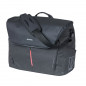 SAC VELO BASIL B-SAFE NOIR GRAPHITE WATERPROOF 17L FIXATION LATERAL SUR PORTE BAGAGE SYSTEME CROCHET HOOK POUR PORTABLE 16" 