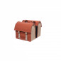 Basil Urban Load sacoche double, 48-53L, ,terra red/rose