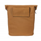 SACOCHE ARRIERE VELO LATERALE SAC BANDOULIERE BASIL CITY SHOPPER MARRON CAMEL DROIT-GAUCHE 14-16L FIXATION HOOK-ON PORTE
