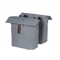 SACOCHES BASIL CITY RÉFLE.A/VELCRO POLYIESTER GRISES 28-32 L - 18072 - 8715019180729