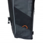 SACOCHE ARRIERE VELO DOUBLE BASIL MILES WATERPROOF 34L NOIR-ORANGE POUR SYSTEME MIK SUR PORTE BAGAGE (34x16x43cm)