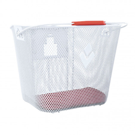 PANIER AVANT ACIER NID ABEILLE HAPO-G BLANC ( cm)  -VENDU AVEC FIXATION DMTS VAE - E-BIKE